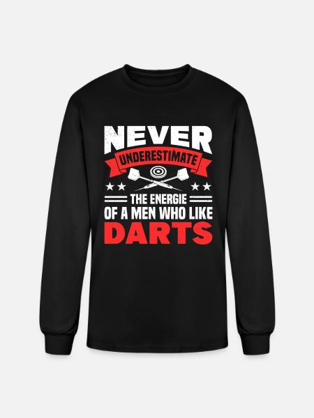 Darts Dart Player - Men's Long Sleeve T-Shirt - black