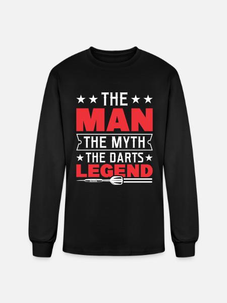 Darts Dart Player - Men's Long Sleeve T-Shirt - black