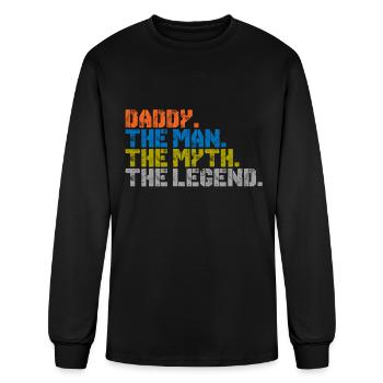 Daddy - Men's Long Sleeve T-Shirt - black - Front