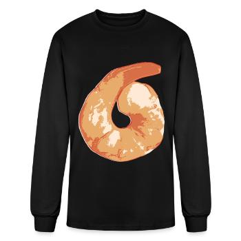 shrimp - Men's Long Sleeve T-Shirt - black - Front