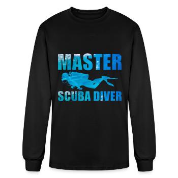 Master Scuba Diver - Men's Long Sleeve T-Shirt - black - Front