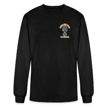 Motor City Hoops Pistons Tee - Men's Long Sleeve T-Shirt - black - Front