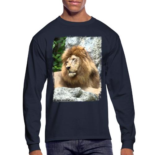 Lion On Rocks - Men's Long Sleeve T-Shirt