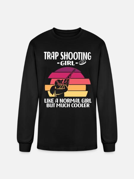 Trap shooting - Men's Long Sleeve T-Shirt - black