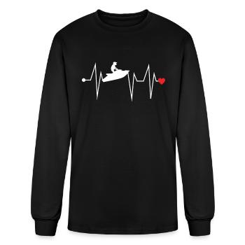 Funny Jet Ski Jet Skiing JetSki JetSkis Jet Skis - Men's Long Sleeve T-Shirt - black - Front