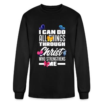 Jesus Christ Jesus Christ Christian - Men's Long Sleeve T-Shirt - black - Front