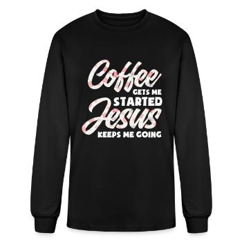 Jesus Christ Jesus Christ Christian - Men's Long Sleeve T-Shirt - black - Front
