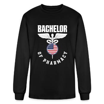 Bachelor Of Pharmacy - Men's Long Sleeve T-Shirt - black - Front