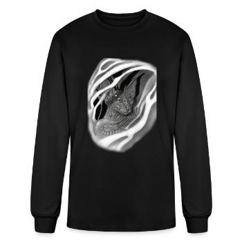 Cat Sphinx - Men's Long Sleeve T-Shirt - black - Front