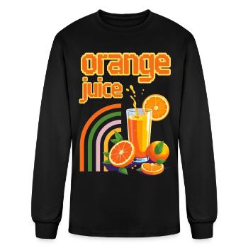Orange Juice - Men's Long Sleeve T-Shirt - black - Front