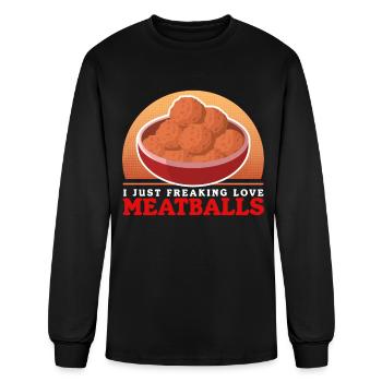 Meatball Love Meatballs - Men's Long Sleeve T-Shirt - black - Front