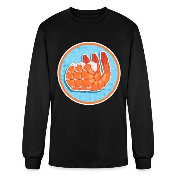 Shrimp Seafood Lover Shrimp - Men's Long Sleeve T-Shirt - black - Front