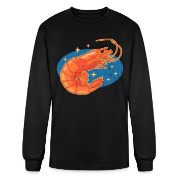 Shrimp Seafood Lover Shrimp - Men's Long Sleeve T-Shirt - black - Front