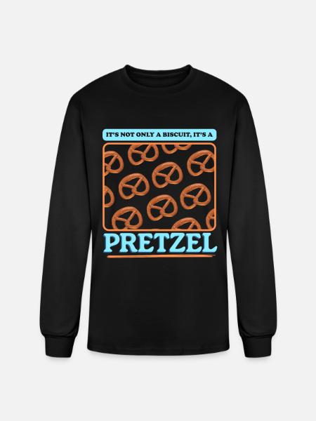Pretzels It's A Pretzels - Men's Long Sleeve T-Shirt - black