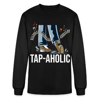 tap dancer - Men's Long Sleeve T-Shirt - black - Front