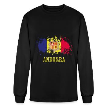 Andorra, Andorra, Andorrian, an Andorrian, - Men's Long Sleeve T-Shirt - black - Front