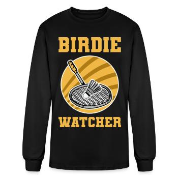 Birdie Watcher - Men's Long Sleeve T-Shirt - black - Front