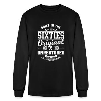 Built In The Sixties Original Unrestored Gift - Men's Long Sleeve T-Shirt - black - Front