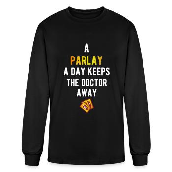 sports betting, sports betting baseball, horse - Men's Long Sleeve T-Shirt - black - Front