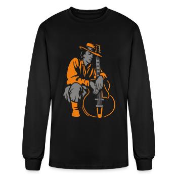 Guitar hero - Men's Long Sleeve T-Shirt - black - Front