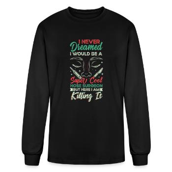 Cool Nose Surgeon Rhinoplasty Cosmetic Nose - Men's Long Sleeve T-Shirt - black - Front