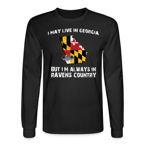 RavensCountryTee Georgia 08 png - Men's Long Sleeve T-Shirt