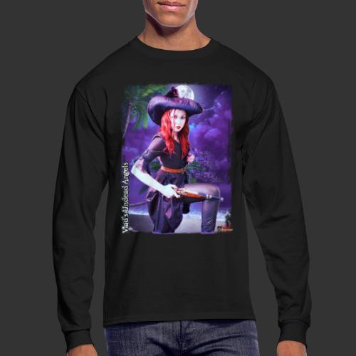Live Undead Angels: Vamp Pirate Jacquotte On Beach - Men's Long Sleeve T-Shirt