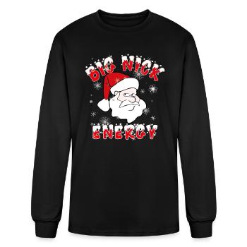 Big Nick Energy - Men's Long Sleeve T-Shirt - black - Front