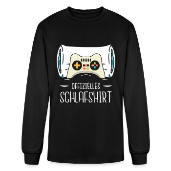Offizielles Schlafshirt Game Controller Online - Men's Long Sleeve T-Shirt - black - Front