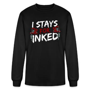 DO NOT UPLOAD DUE TO TRADEMARK ISSUES - Men's Long Sleeve T-Shirt - black - Front