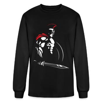 Spartan - Men's Long Sleeve T-Shirt - black - Front