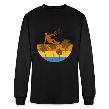 Kitesurfer - Men's Long Sleeve T-Shirt - black - Front