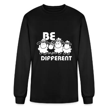 Be Different - Men's Long Sleeve T-Shirt - black - Front