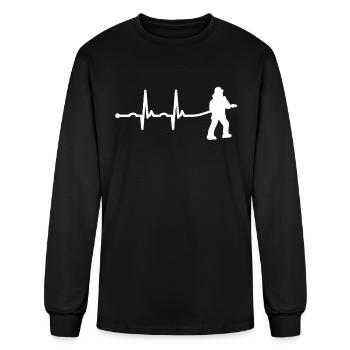 Fire Hose - Men's Long Sleeve T-Shirt - black - Front