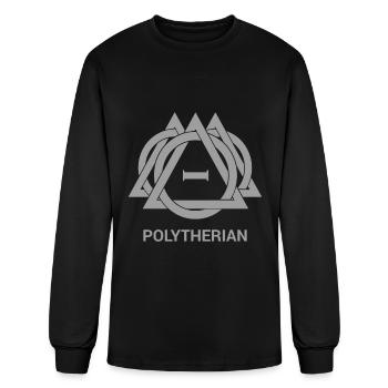 Polytherian Alter Otherkin Therian - Men's Long Sleeve T-Shirt - black - Front