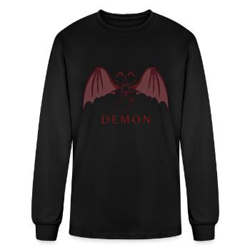 Demon Kin Alter Otherkin Therian - Men's Long Sleeve T-Shirt - black - Front