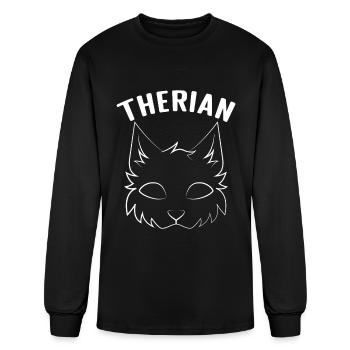Therian Funny Always Be A Furry Alter - Men's Long Sleeve T-Shirt - black - Front