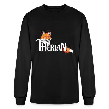 Therian Always Be A Furry Alter Otherkin - Men's Long Sleeve T-Shirt - black - Front