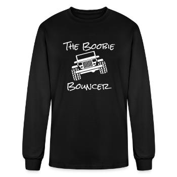Boobie Bouncer - Jeeping T-Shirt - Men's Long Sleeve T-Shirt - black - Front