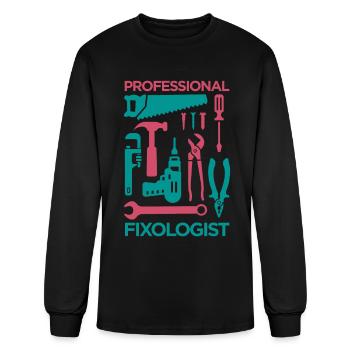 Professional Fixologist - Men's Long Sleeve T-Shirt - black - Front