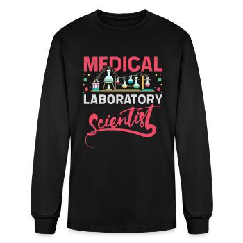 Medical laboratory scientist - Men's Long Sleeve T-Shirt - black - Front