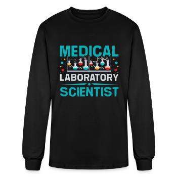 Medical laboratory scientist - Men's Long Sleeve T-Shirt - black - Front