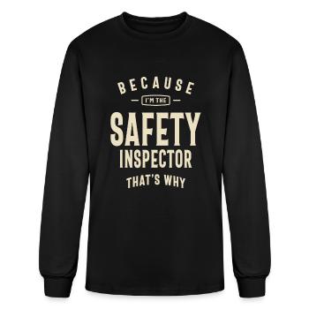 Safety Inspector Occupation - Men's Long Sleeve T-Shirt - black - Front