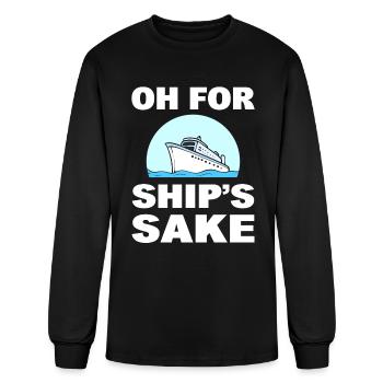 Cruising Vacation Tourist - Men's Long Sleeve T-Shirt - black - Front