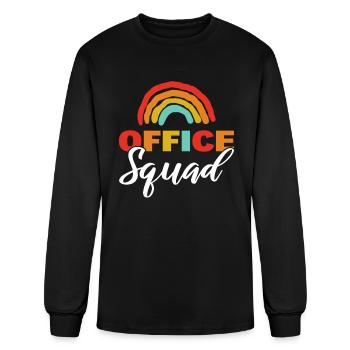 Office Squad Office Administrator - Men's Long Sleeve T-Shirt - black - Front