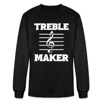 Treble Maker Instrumentalist - Men's Long Sleeve T-Shirt - black - Front