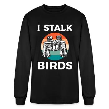 Funny Bird Watcher Bird Watcher - Men's Long Sleeve T-Shirt - black - Front