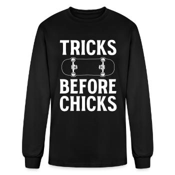 Skateboarding Skateboarder Skateboarder - Men's Long Sleeve T-Shirt - black - Front