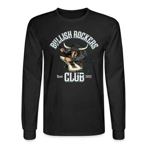 Bullish Rockers Club Guitarist - Men's Long Sleeve T-Shirt