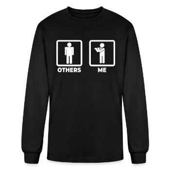 Me as a Flutist - Men's Long Sleeve T-Shirt - black - Front